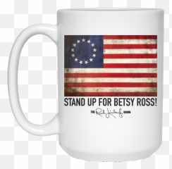 Rush Limbaugh Betsy Ross Flag Coffee Mug - English Can Be Understood Through Tough Mug Emoji,Betsy Ross Emoticon