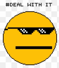 Pixilart - Mlg Glasses By Anonymous Transparent Soul Eater Moon Png Gif Emoji,Deal With It Emoticon