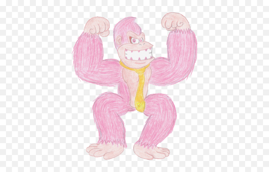 The Pink Donkey Kong Art Collab Fan Forum Forum - Fictional Character Emoji,Donkey Kong Emojis