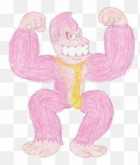 The Pink Donkey Kong Art Collab Fan Forum Forum - Fictional Character Emoji,Donkey Kong Emojis