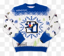 Windows Holiday Sweater U2013 Xbox Gear Shop - Microsoft Paint Ugly Sweater Emoji,Winter Emoticons For Microsoft