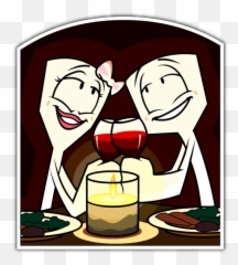 Love Stickers For Facebook And Social Media Platforms - Love Hug Love Hike Stickers Emoji,Japanese Emoticon Drinking Beer