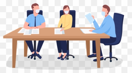 Face Mask Illustrations Images - Persona Trabajando Con Mascarilla Animada Emoji,Face Desk Emotion