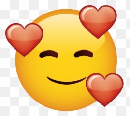 Official Brand - Happy Emoji,Smiling Face With 3 Hearts Emoji