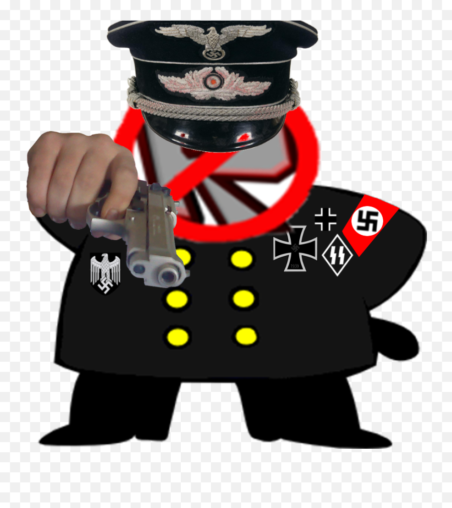 Nazi Officer Become Ss - Police Clip Art Png Download Emoji,Anime Salute Emoji
