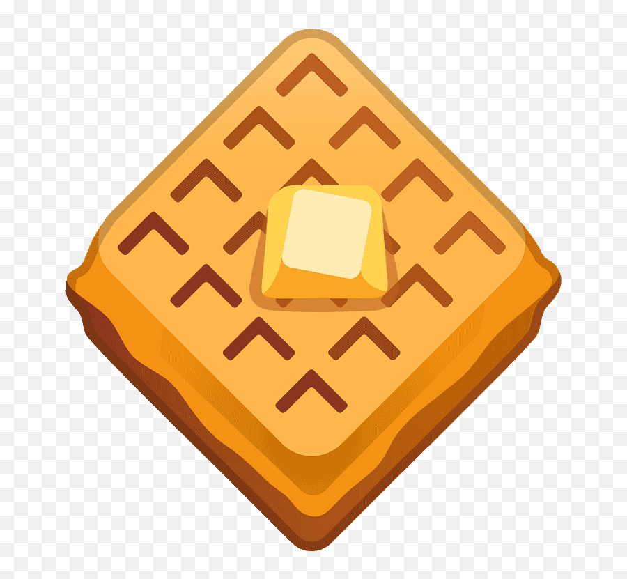 Waffle - Belgian Waffle Emoji,Japanese Emoticon Triangle