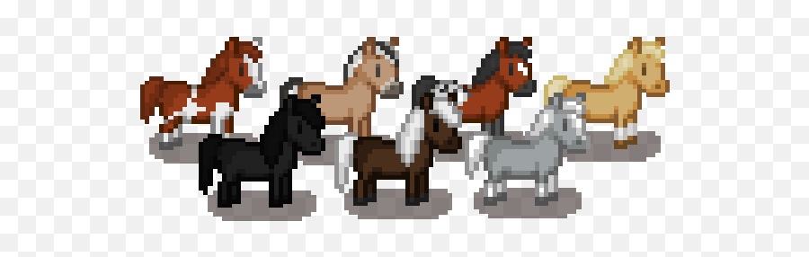 Download Hd Better Horses At Stardew Valley Nexus - Stardew There Horses In Stardew Valley Emoji,Stardew Valley Animals Emotions