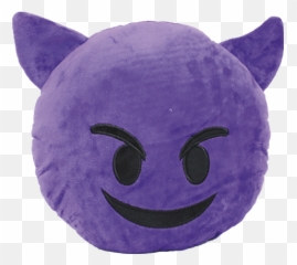 Cojin Emoji Diablito - Globos De Emoji Diablito,Emoji Diablito