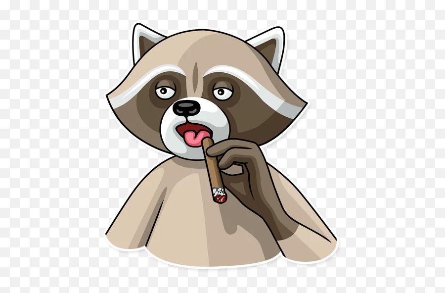 Criminal Raccoon Stickers - Telegram Criminal Raccoon Emoji,Raccoon Emoji Icon