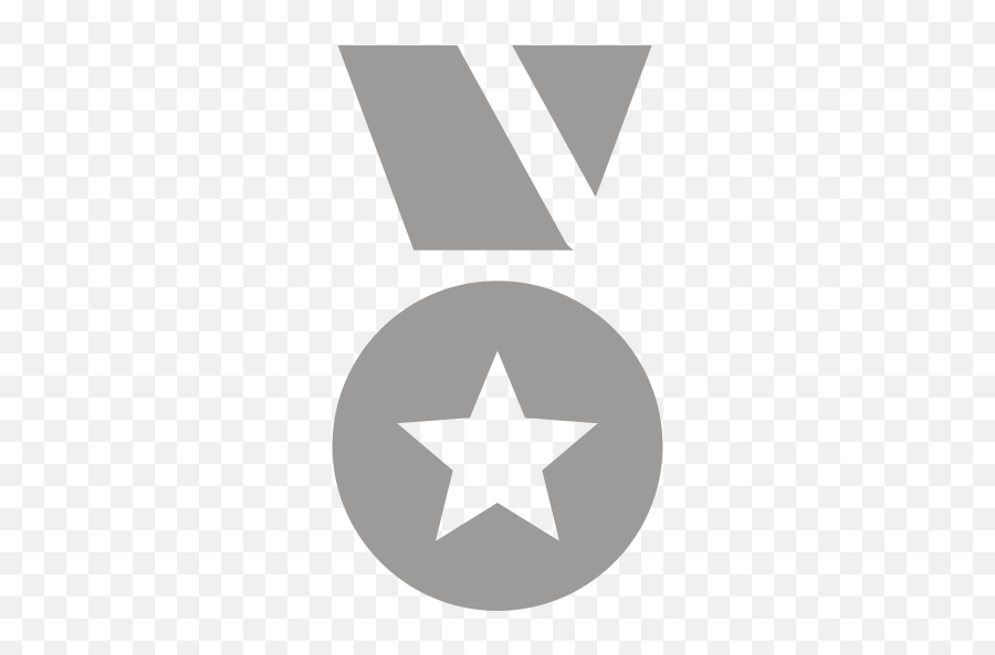Silver Medal Icon Png And Svg Vector - Iphone 6 Peace Symbol Emoji,Black Medal Emoticon