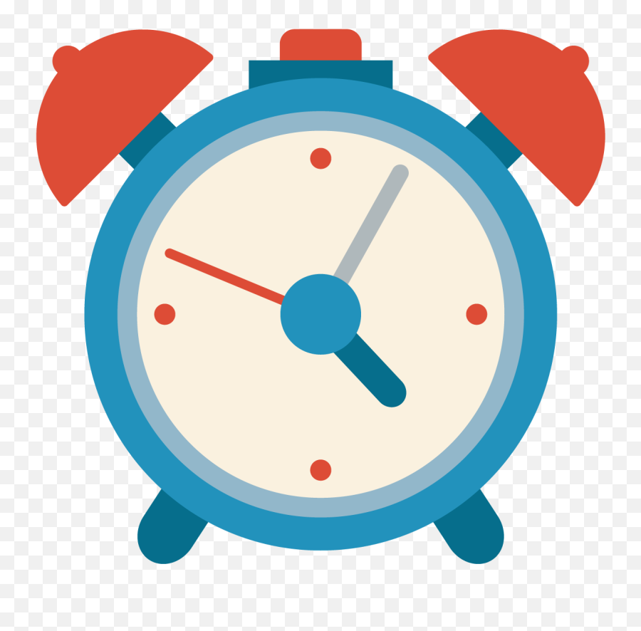Vector Alarm Clock Transparent Image - Vector Clock Icon Png Emoji,Alarm Clock Emoji Images