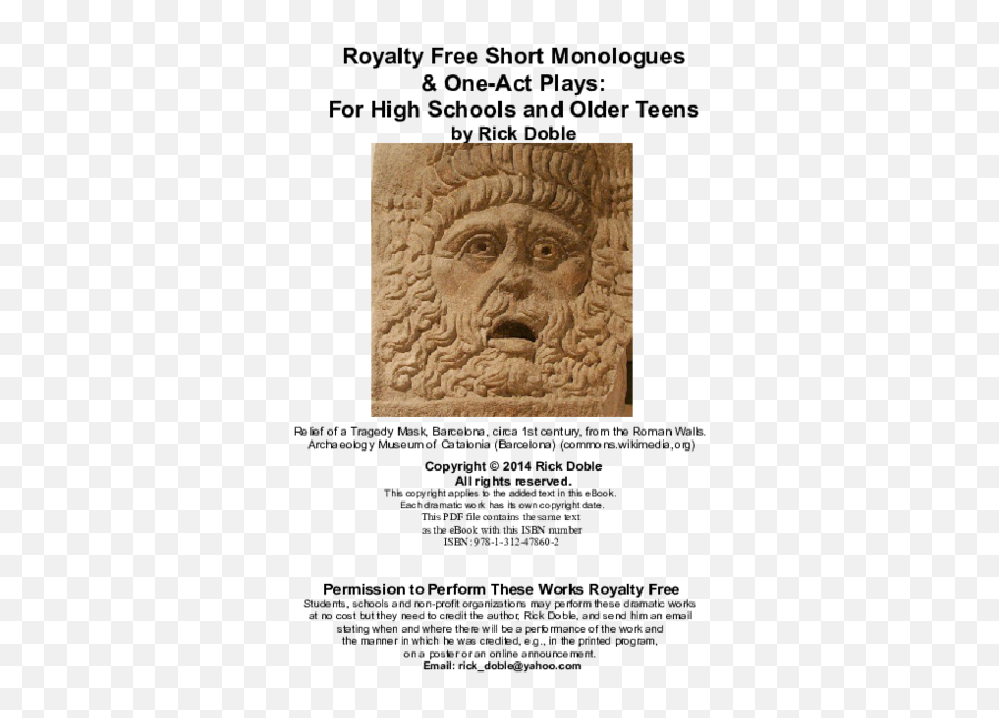 Pdf Royalty Free Short Monologues U0026 One - Act Plays By Rick Artifact Emoji,Royalty Free Picture Emotion