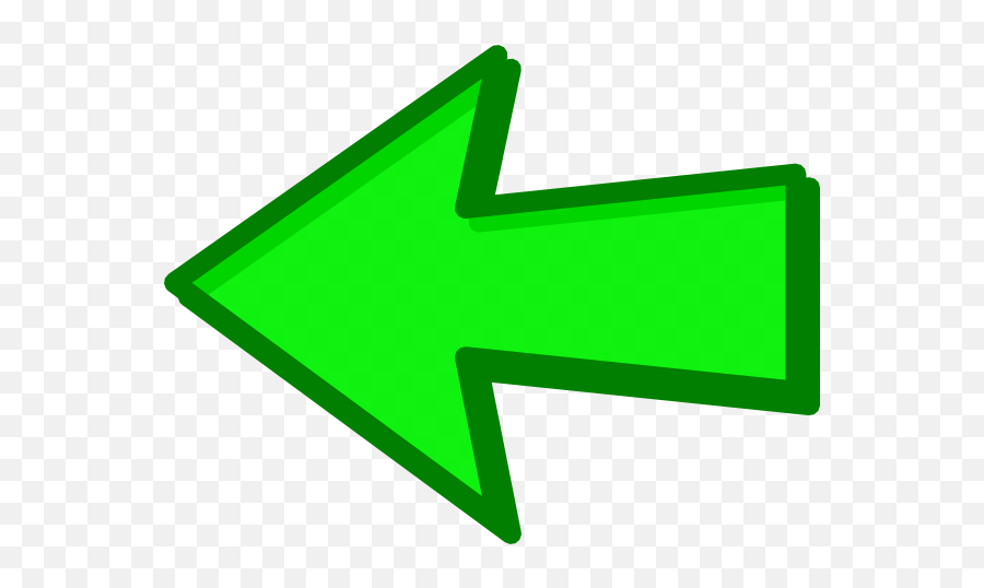 Left Pointing Arrow - Green Arrow Png Emoji,Green Arrow Emoji