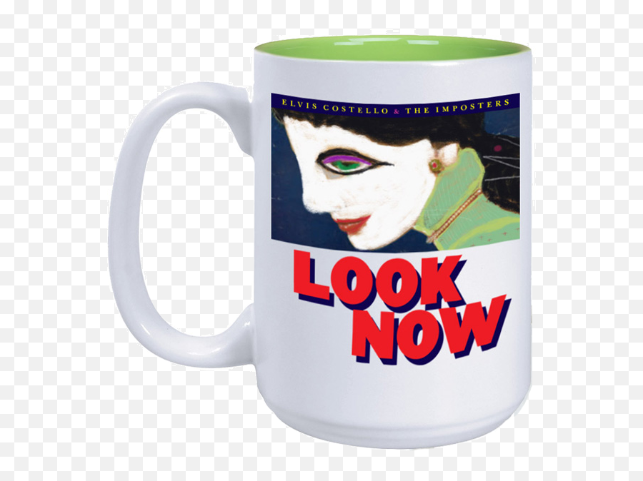Elvis Costello - Look Now Album Mug Magic Mug Emoji,I Second That Emotion Album Elvis Costello - Look Now Album Mug Magic Mug Emoji,I Second That Emotion Album