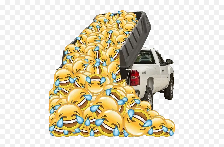 Emojismilecry Whatsapp Stickers - Stickers Cloud Commercial Vehicle Emoji,Pickup Truck Emoji