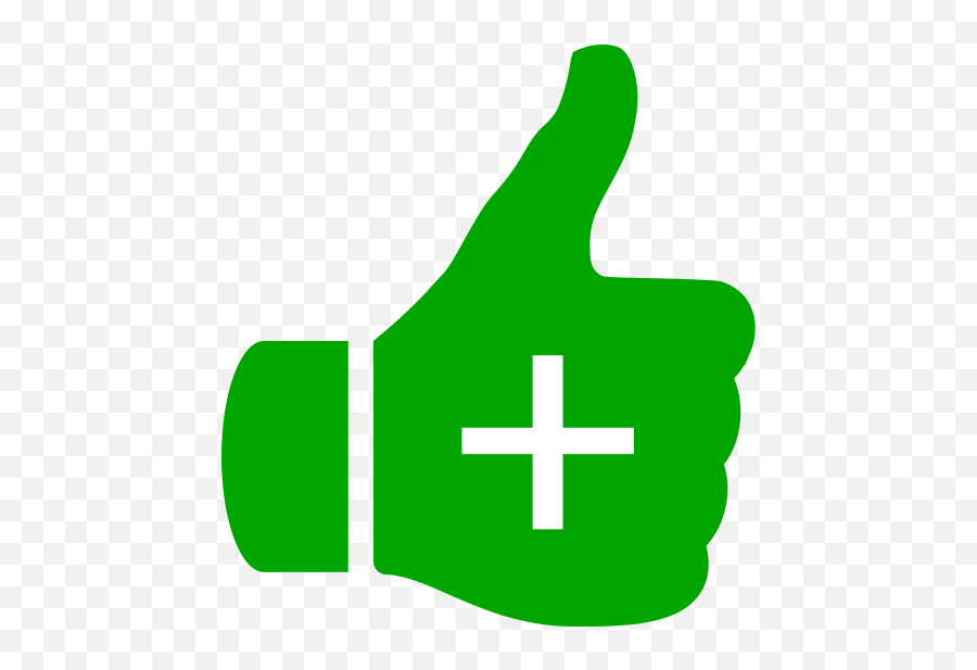 Filethumbs Up Green With Plus Signsvg - Wikimedia Commons Emoji,Smiley Thumbs Up Emoticon Green