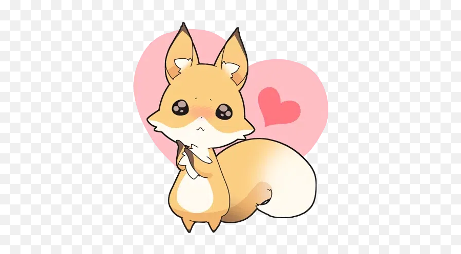 Girly Fox Sticker Pack - Stickers Cloud Emoji,Fox Emoji