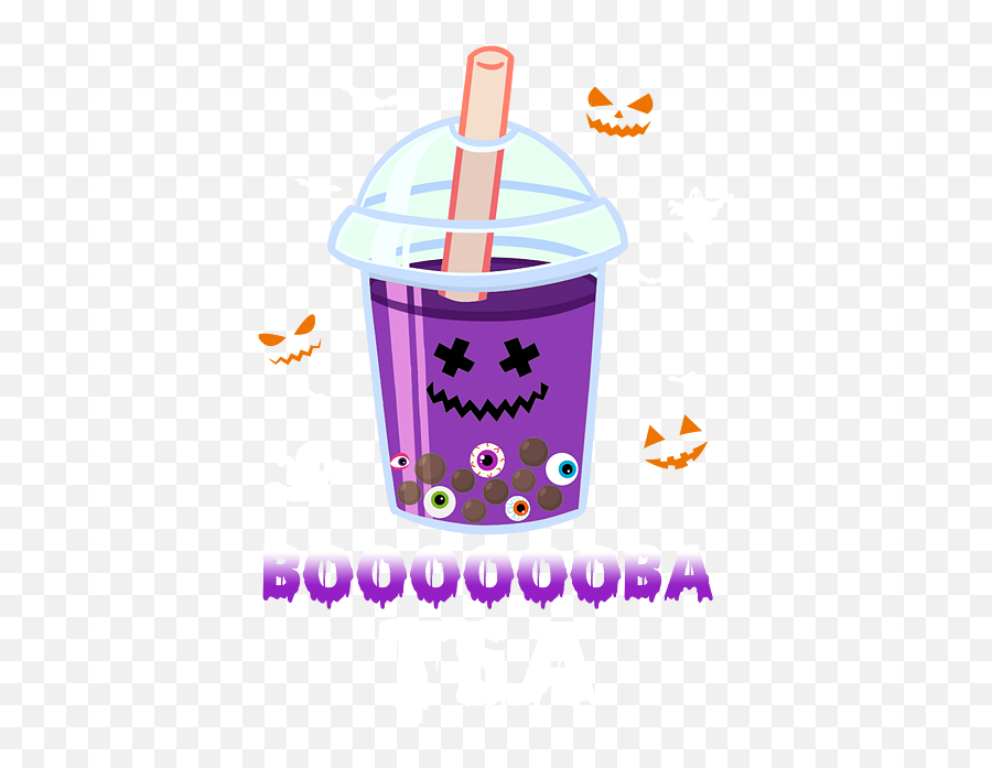 Boo Booba Boba Tea Ghost Funny Halloween Tshirt Yoga Mat For Emoji,Boba Emoji Html