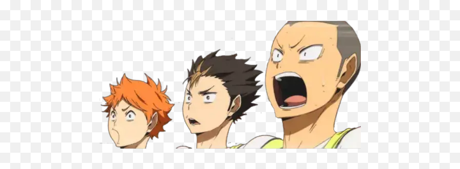 Haikyuu Stickers For Whatsapp - Haikyuu Whatsapp Sticker Meme Emoji,Funny Emoji Sequences