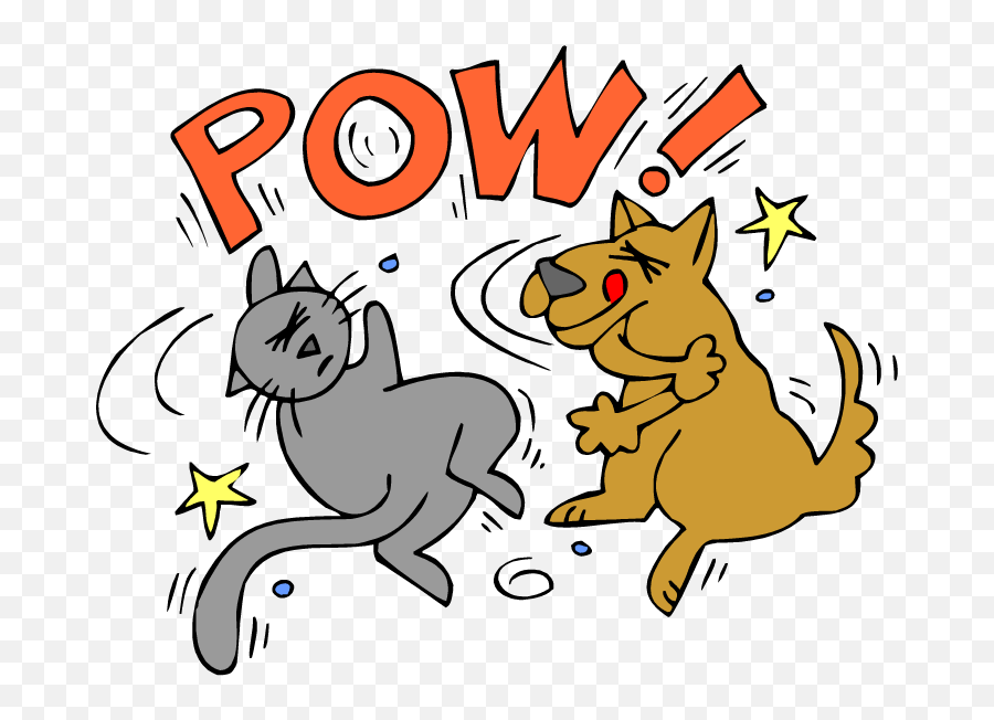 Free Cat Fight Cliparts Download Free Clip Art Free Clip - Cat And Dog Fighting Clipart Emoji,Fight Emoji