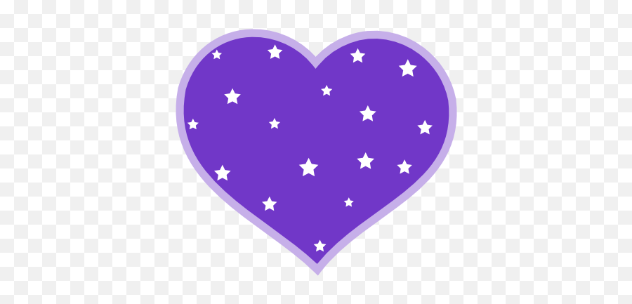 Emoji Purple Heart Henriu0027s Secret Iphone - Violet Png Heart And Star Clip Art,Heart With Stars Emoji