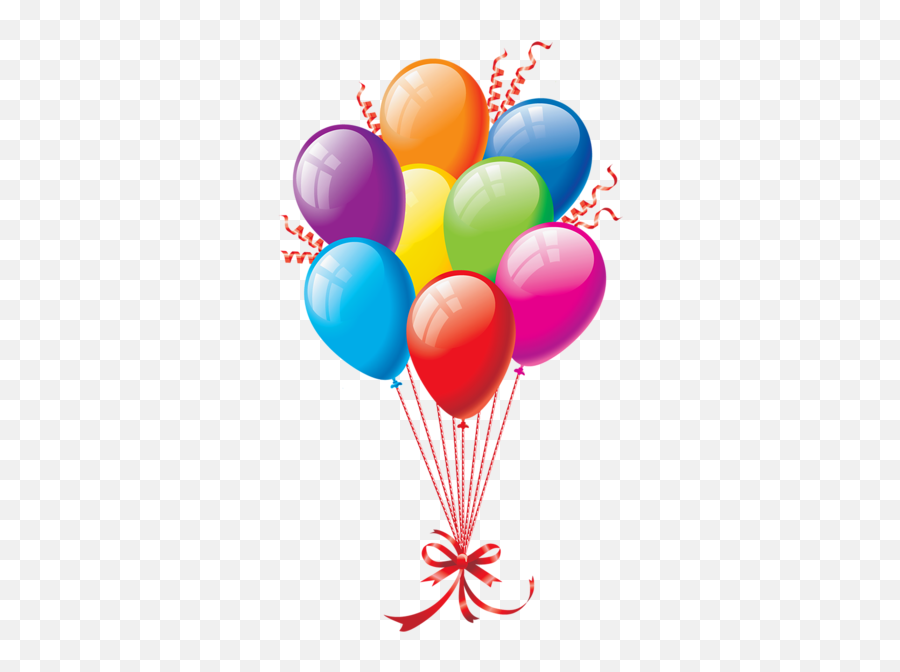 Balloons Birthday Clipart Clip Art - Birthday Balloon Emoji,Emoji Party Balloons