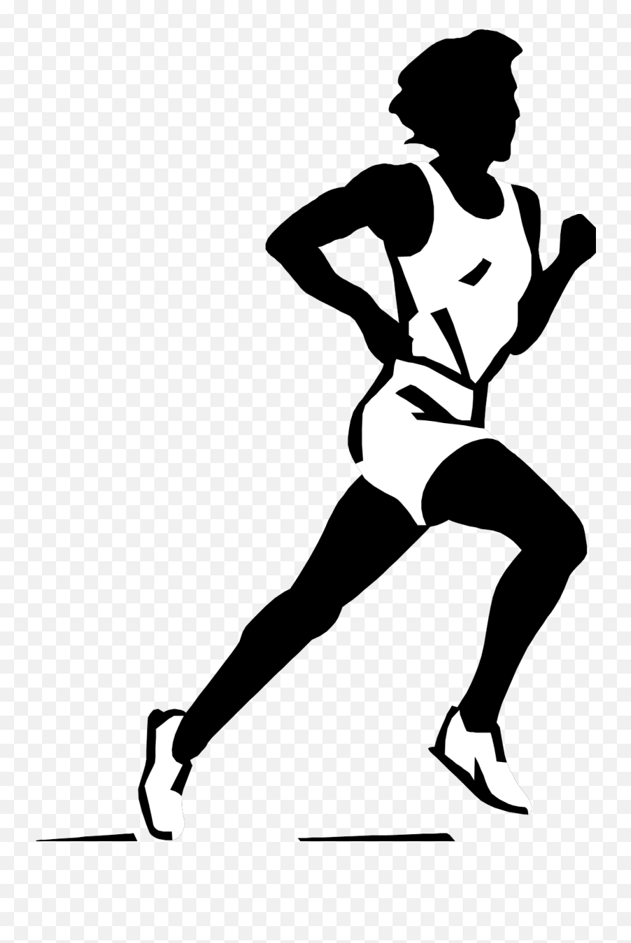 Fast Clipart Running Man Fast Running - Running Clip Art Black And White Emoji,Boy Running Emoji