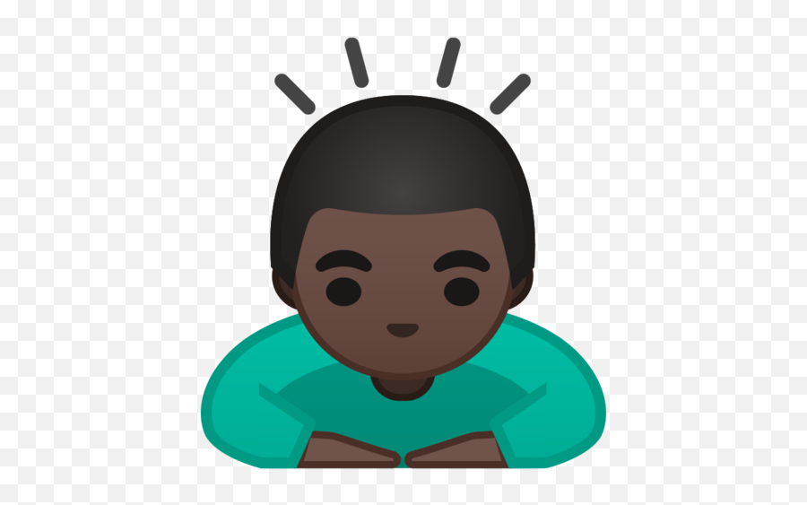 Dark Skin Tone Emoji - Emoji,Black Bow Emoji