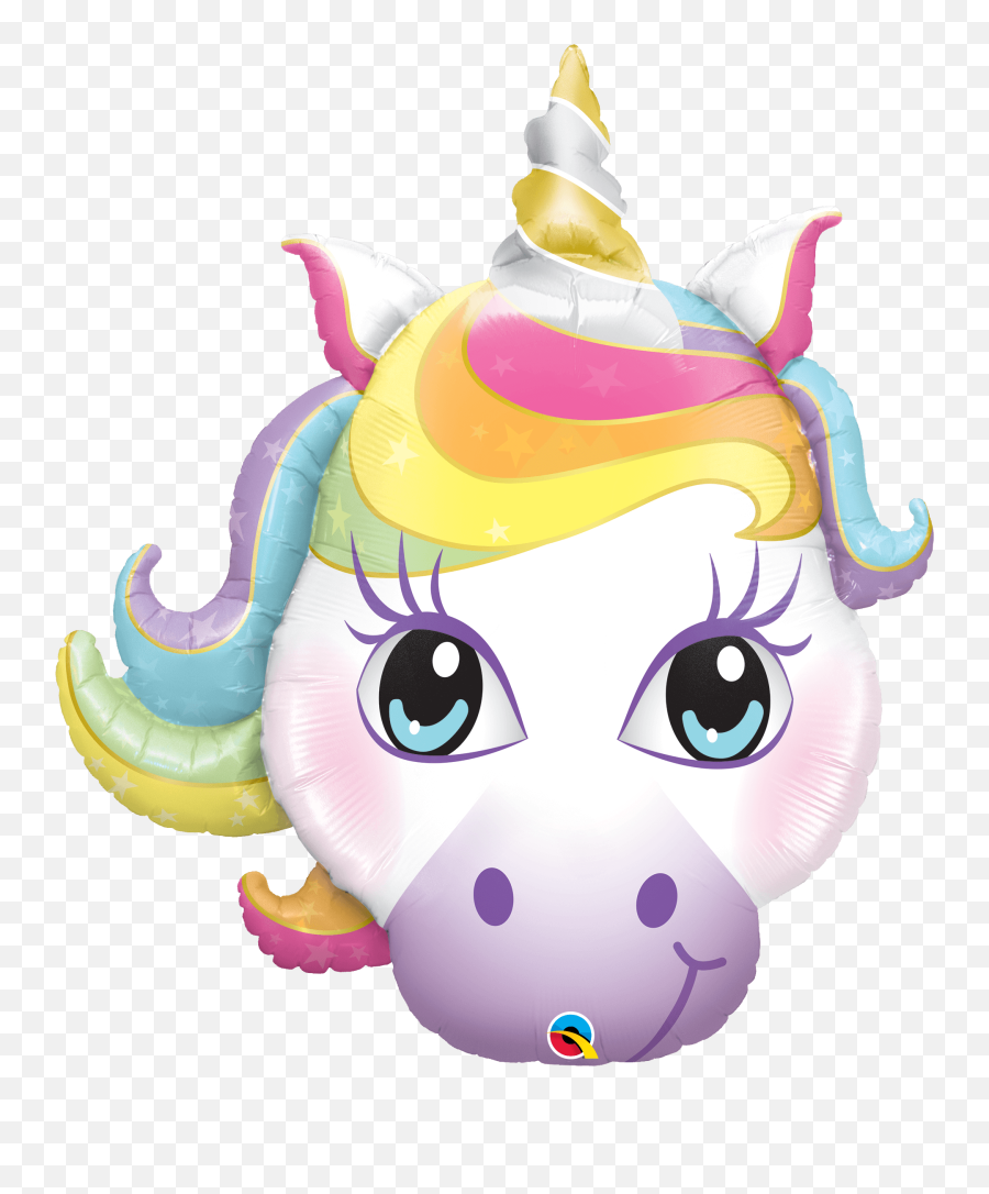 Balloons Tagged Unicorn - White Spatula Unicorn Face Balloon Emoji,Diy Emoji Balloons