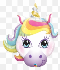 Balloons Tagged Unicorn - White Spatula Unicorn Face Balloon Emoji,Diy Emoji Balloons