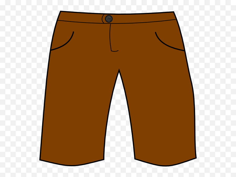 Khaki Pants Clipart - Shorts Clipart Png Emoji,Male Emoji Pants