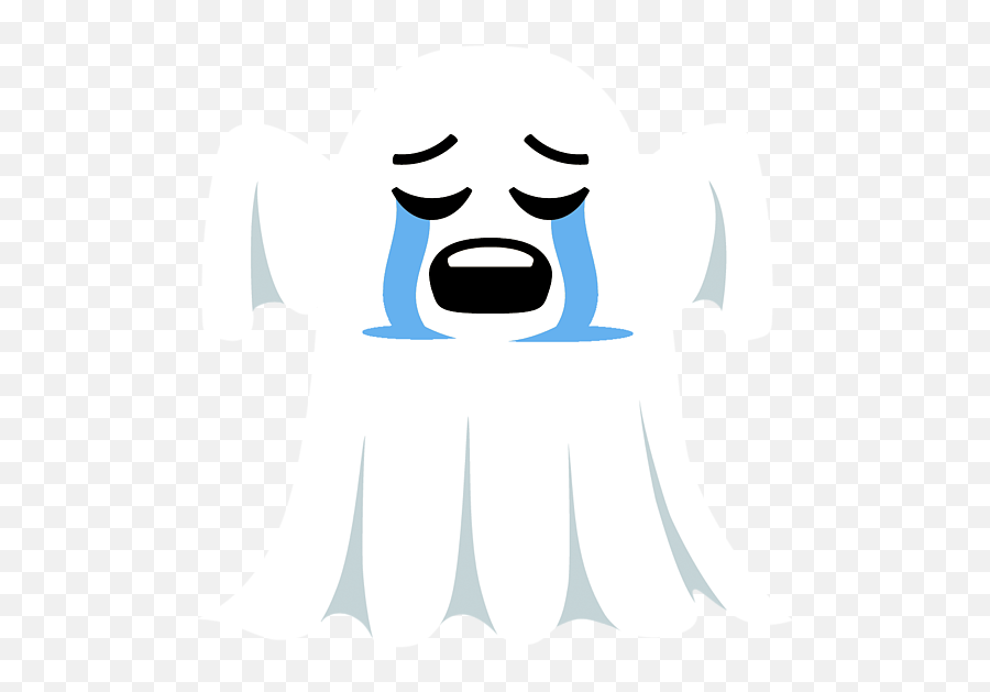 Ghost Cry Tote Bag Emoji,Ghost Emoji Pillows