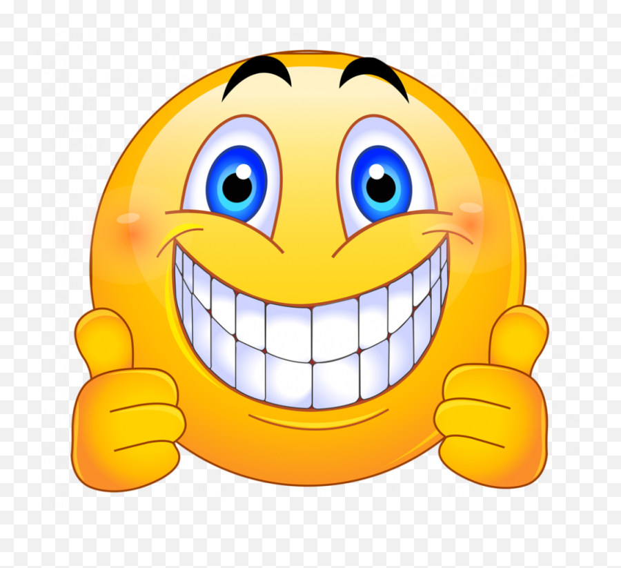 Confirming Smiling Face Emoji Clipart Icon Free Download - Thumbs Up Smiley Face Emoji,Grin Emoji