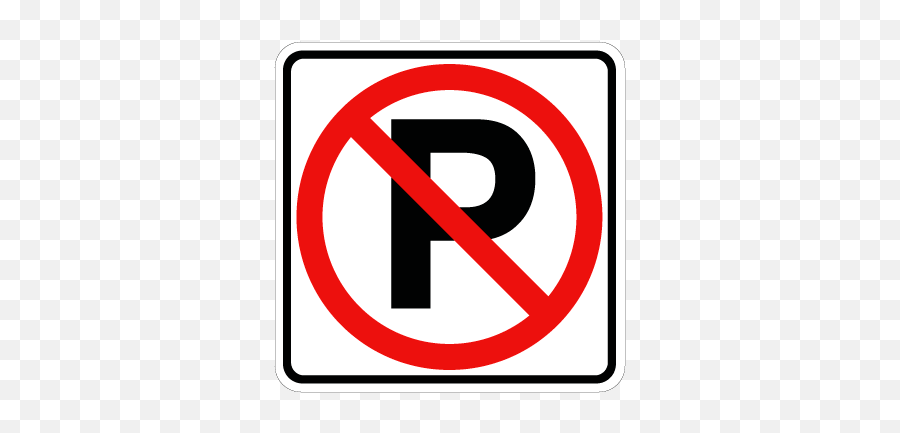 No Parking Parking Signs Traffic Signs U Turn - No Parking Turn Sign Emoji,Man Book Emoji Level 4