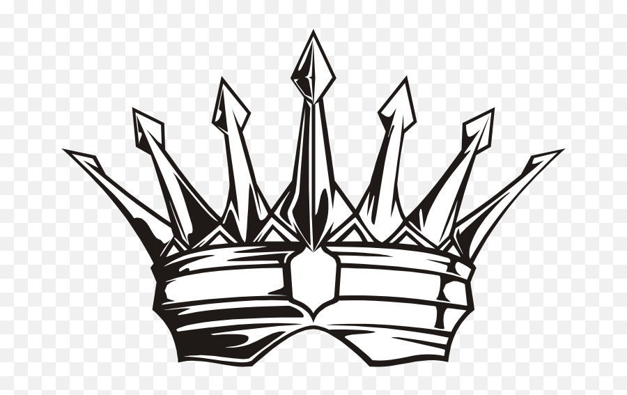 King Crown Black And White Clipart Free - Black King Crown Clipart Emoji,King Crown Emoji