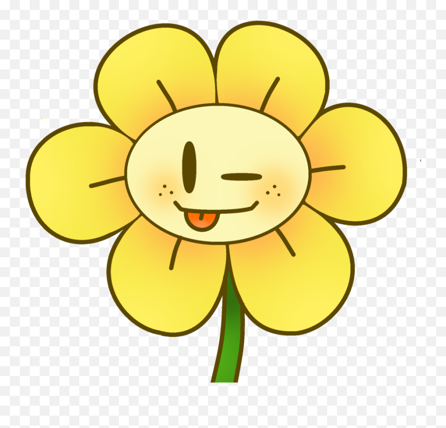 Flowey Smile By Perlanun Flowey Smile By Perlanun - Girasol Happy Emoji,Undertale Emoji Faces