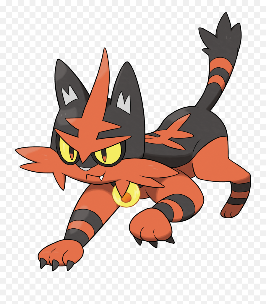 Litten Video Games Fanon Wiki Fandom - Torracat Pokemon Emoji,Totodile Emotions