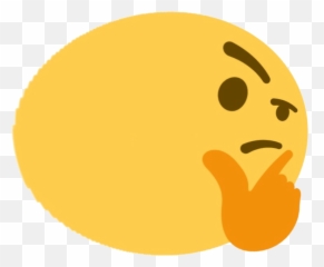 Fat Think - Meme Emoji,Think Emoji