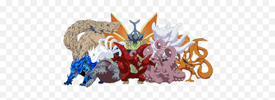 Bijuu System - 12 Tailed Beast Emoji,Six Tails Saiken Emotion