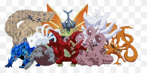 Bijuu System - 12 Tailed Beast Emoji,Six Tails Saiken Emotion