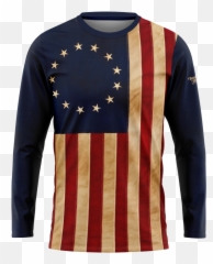 Betsy Ross Flag Long Sleeve Performance - Long Sleeve Emoji,Betsy Ross Emoticon
