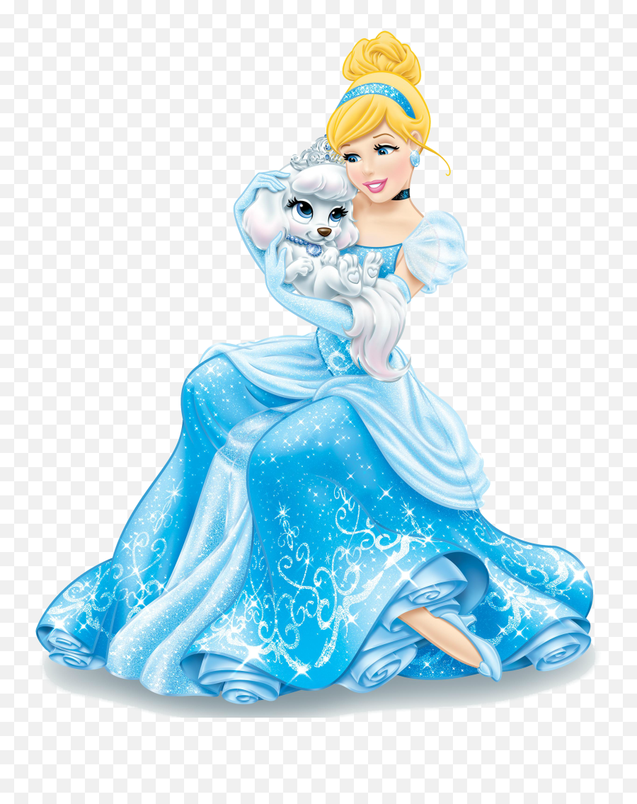 Cinderella Disney Princess Sticker By Charlotte - Cinderella With Her Pet Emoji,Cinderella Emoji