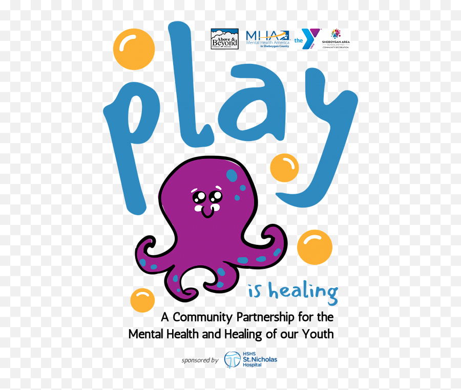 Play Is Healing - Dot Emoji,Brain Octopus Emotions