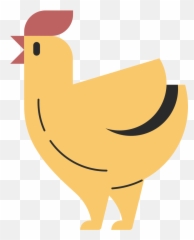 Cooked Chicken Clipart Illustrations - Comb Emoji,Rooster + Chicken Leg Emoji