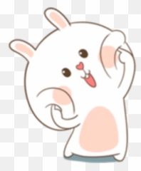 Musicekhas Stickers - Live Wa Stickers Puffy Rabbit Whatsapp Sticker Emoji,Whatsapp Rabbit Emoticon