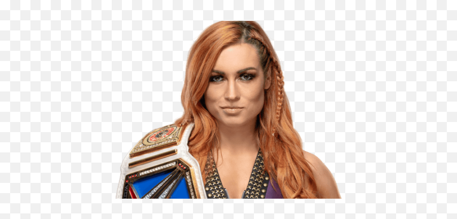 Wrestler Call Herself - Becky Lynch Smackdown Champion Transparent Emoji,Sasha Banks Vs Bayley Vs Charlotte Vs Becky Lynch Nxt Emojis
