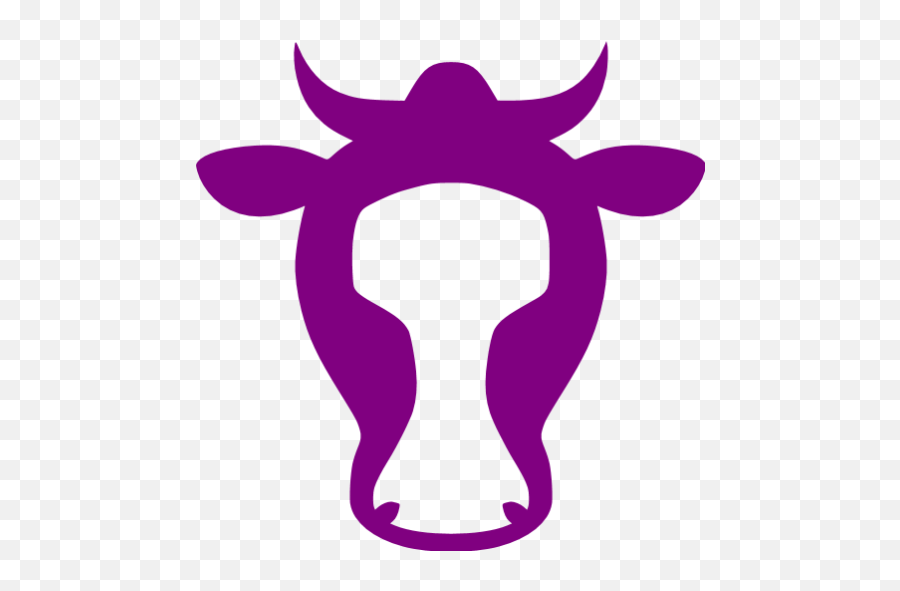 Purple Cow Icon - Red Cow Icon Png Emoji,Emoticon Purple Cow