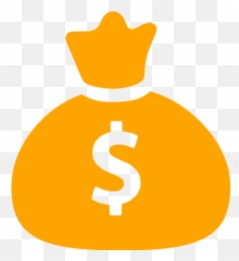 Orange Money Bag Icon - Free Orange Money Bag Icons Money Bag Icon Orange Emoji,Free Emoticon Images Cash