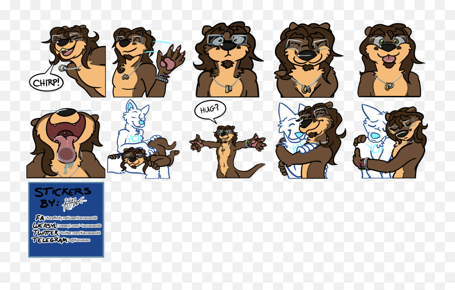 Inspiration Telegram Stickers Deer Terupdate - Telegram Furry Sticker Packs Emoji,Furry Telegram Stickers With Emoticons