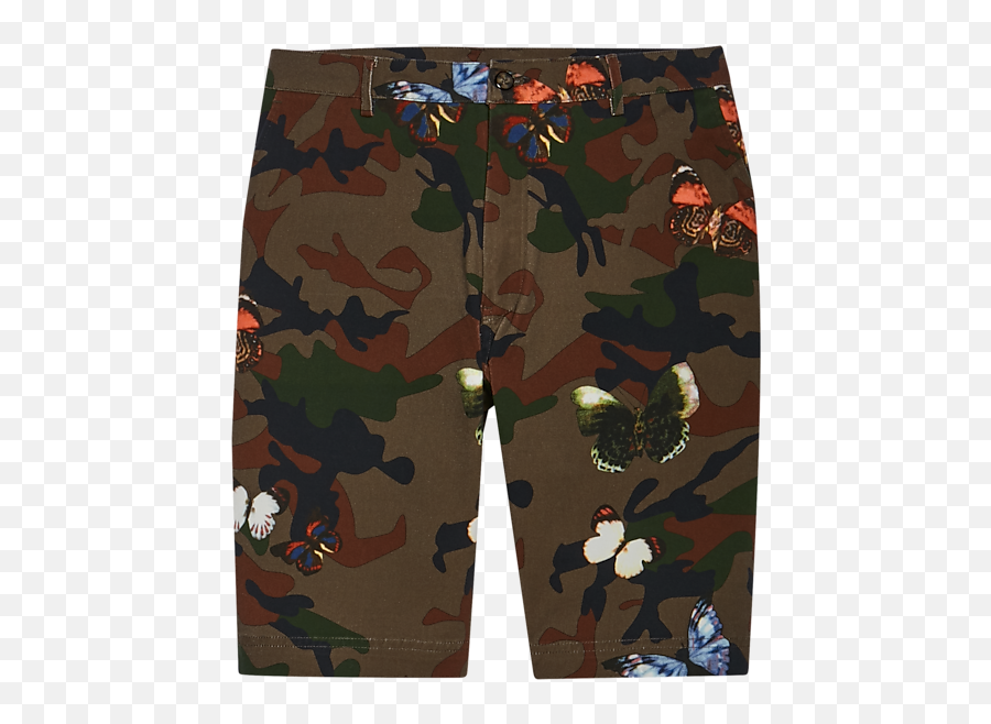 Paisley Gray Slim Fit Shorts Olive - Boardshorts Emoji,Camo Print Your Emotion